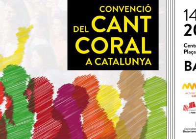 Promoción del la Convención de Canto Coral de Cataluña para el Moviment Coral Catalá